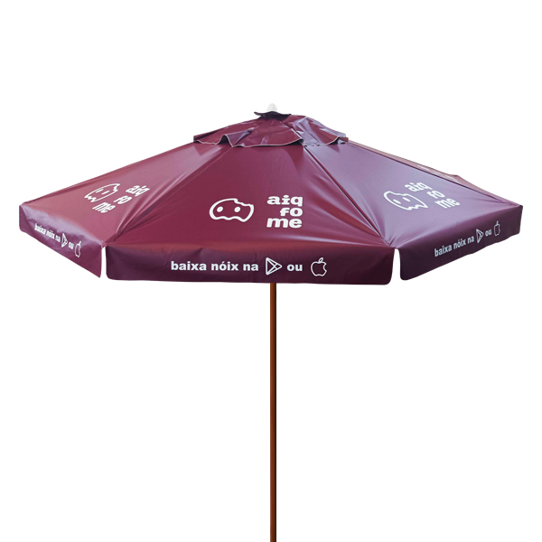 Ombrelone com Abas Redondo Personalizado