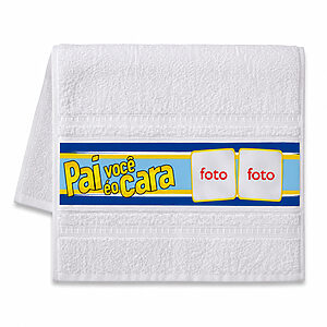 Toalha de Banho Personalizada com Foto