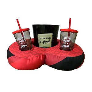 Kit Almofada com Porta Pipoca